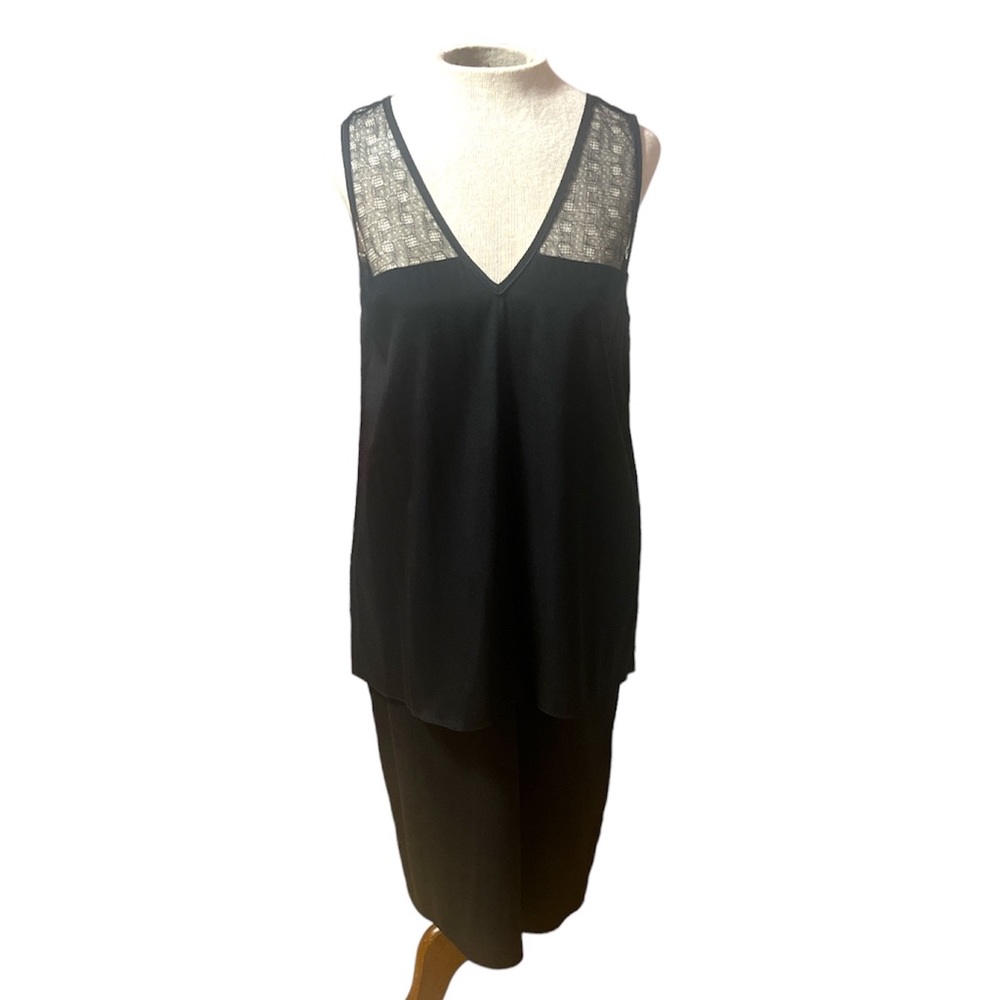 Jonathan Simkhai Black Silk Dress Size Small